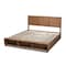 Baxton Studio Tamsin Modern Transitional Ash Walnut Brown Finished Wood King Size 4-Drawer Storage Bed 175-9421-10670-Zoro - alternate 3